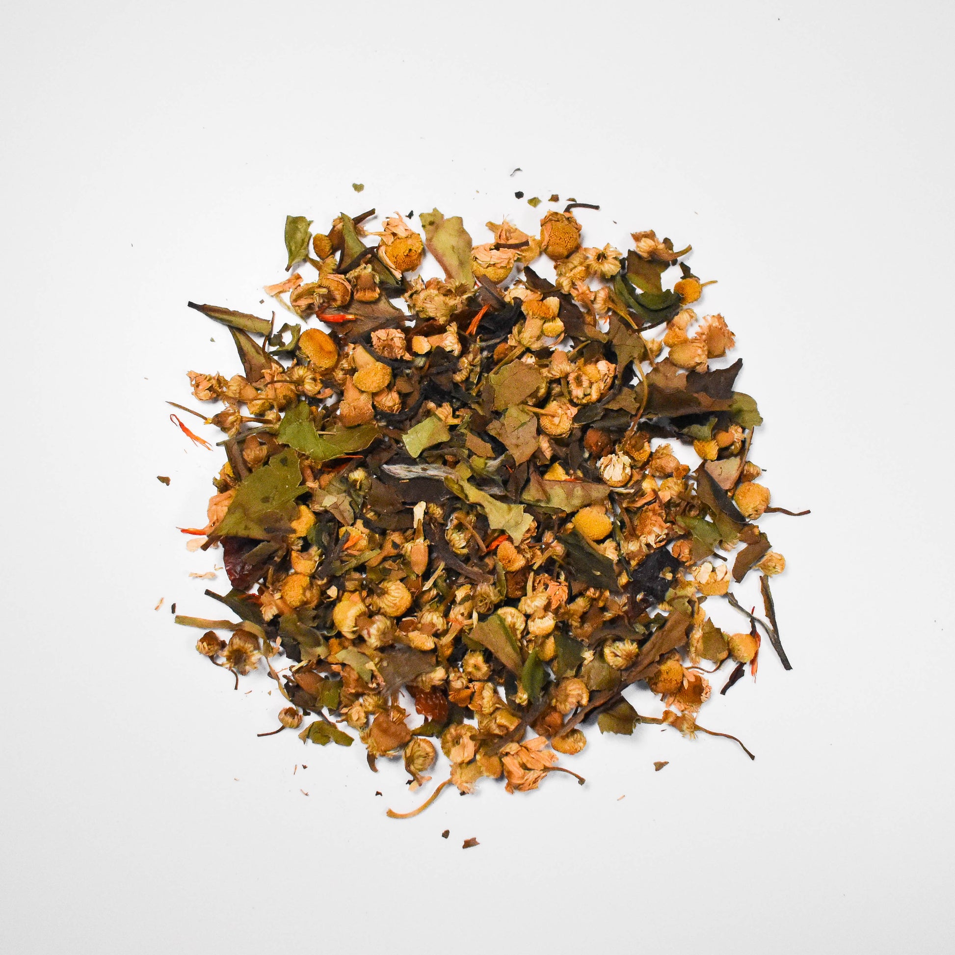 Loose leaf Lushgarden Grove blend for black tea kombucha, herbal kombucha, white tea kombucha, and chamomile tea kombucha — fruity, floral, and perfectly balanced.